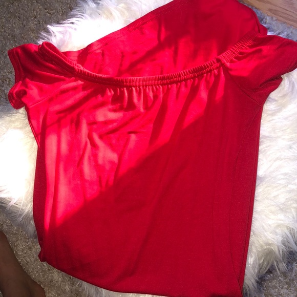 Nasty Gal Red asymmetric dress - Picture 2 of 3
